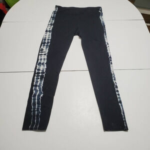 Perfectly Soft Perfectly You Womens Yoga High Rise Leggings Black Abstract L